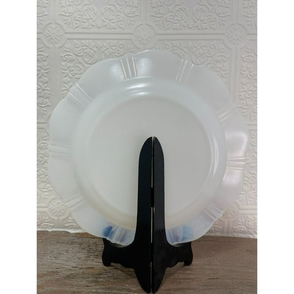 Vintage Macbeth-Evans American Sweetheart Glass Dinner Plate White - Picture 6 of 9